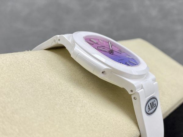 Patek Philippe Nautilus Rose & Violet 5711 Montre 40MM – Image 6
