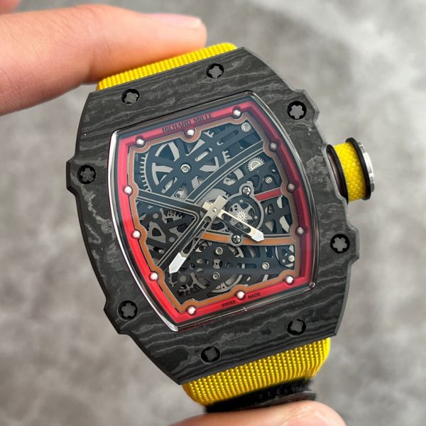 Richard Mille RM 67-02 Automatique Sebastian Ogier Noir Jaune – Image 3