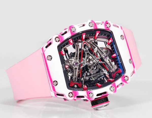 Richard Mille RM 38 02 Bubba Watson Tourbillon Bracelet caoutchouc rose – Image 7