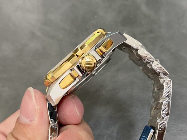 Tag Heuer Aquaracer Chronographe CAY2121.BB0923 43mm Or/Argent – Image 7