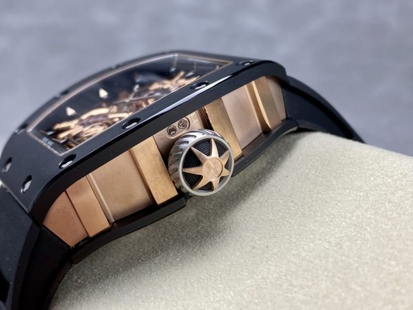 Richard Mille RM47 Édition Tourbillon Squelette Boîtier Céramique noire – Image 7