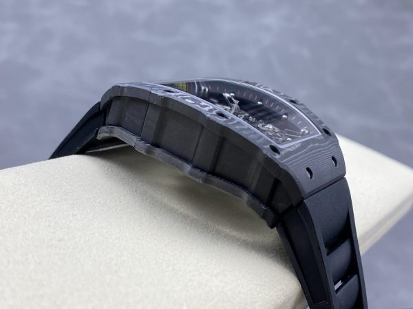 Richard Mille Rafael Nadal NTPT Carbone RM Bracelet caoutchouc noir RM035-02 – Image 7