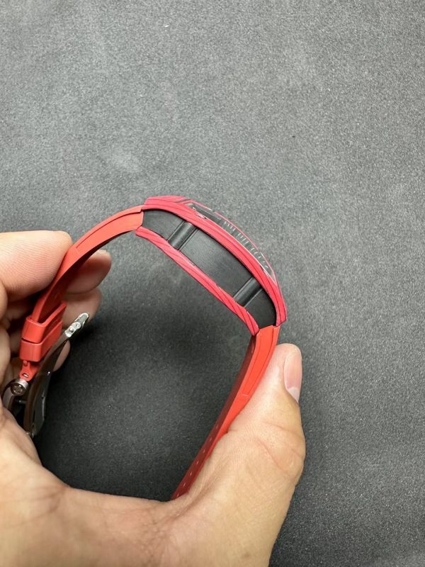 Richard Mille RM07-01 Automatique Racing Rouge Carbone Édition limitée 46mm Montre Femme – Image 7