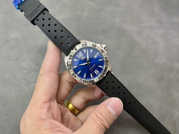 Tag Heuer Formula 1 Quartz Cadran Bleu Bracelet Caoutchouc Noir WAZ1118.FT8023 – Image 7