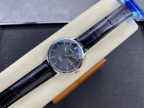 Tag Heuer Carrera Calibre 5 Acier & Cuir WAR201A.FC6266 – Image 7