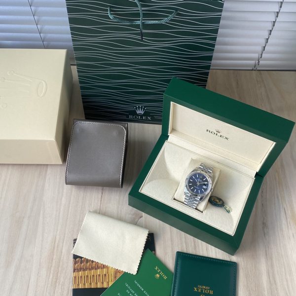 Rolex Oyster Perpetual Air-King 114200 Cadran Bleu 34mm Réplique Unisexe – Image 2