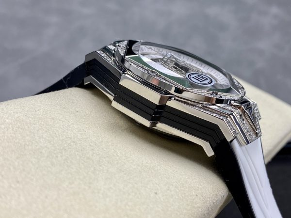 418.NX.2001.RX.1604.MXM20 Hublot Big Bang Partenariats Sang Bleu II Titane Diamant – Image 6