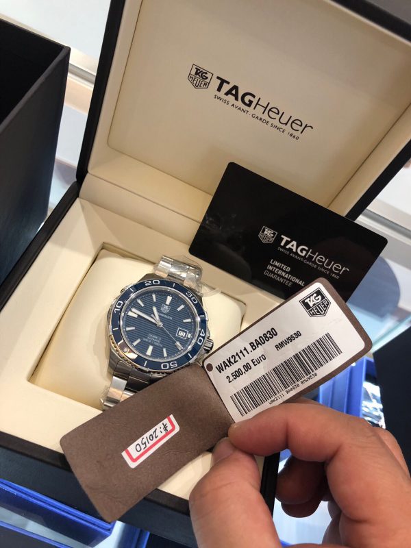 Tag Heuer Aquaracer Montre Homme WAK2111.BA0830 41mm – Image 7