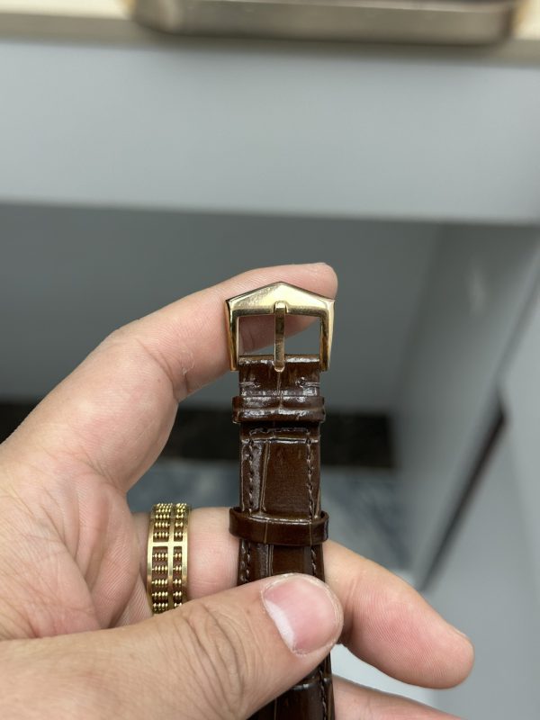 Patek Philippe Calatrava Petite Seconde Cadran Blanc Bracelet Cuir 6119R 001 Montre – Image 7