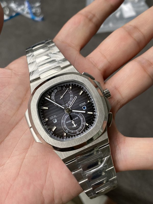 Patek Philippe Nautilus Acier Inoxydable Cadran Noir 5990 1A 011 – Image 5