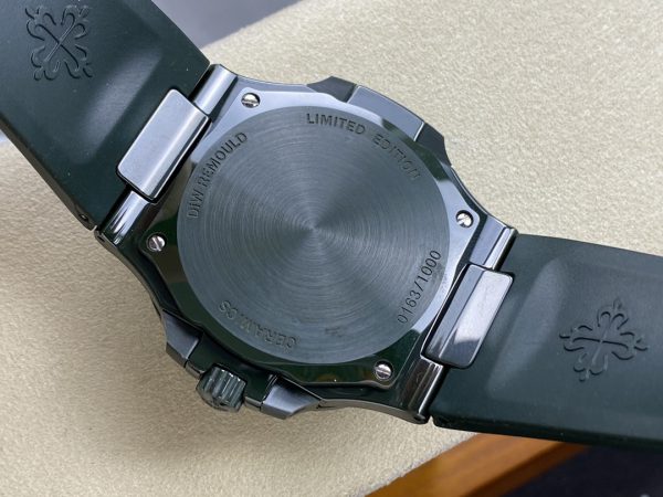 Patek Philippe Nautilus Bracelet Vert Cadran Bleu 5711 Montre 40MM – Image 4