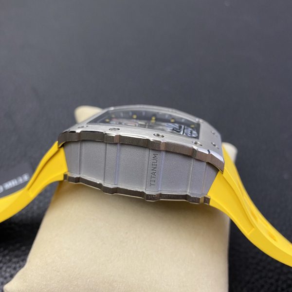Richard Mille RM 11 03 Titane Cadran squelette Bracelet jaune – Image 7