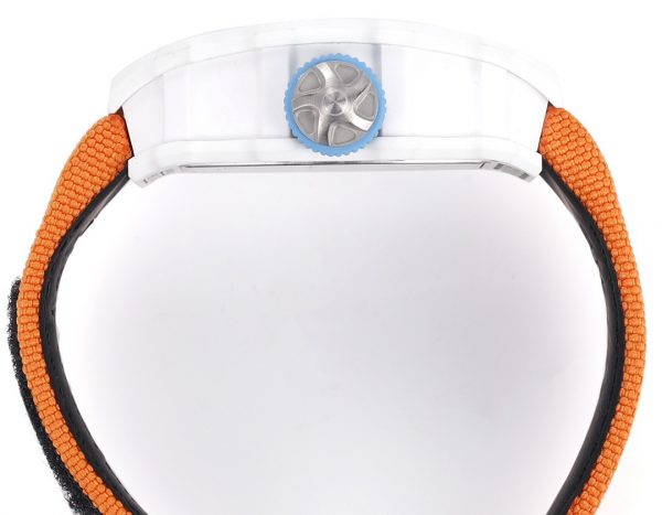 Richard Mille RM053-01 Pablo MacDonough Cadran squelette Bracelet tissu orange – Image 8