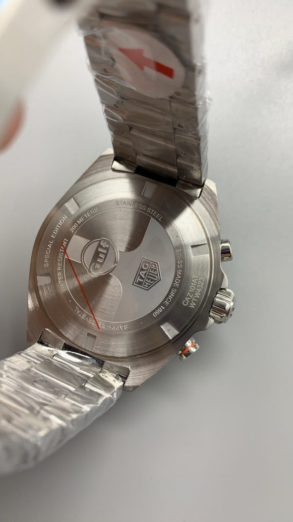 Tag Heuer Formula 1 x Gulf Chronographe CAZ101AT.BA0842 Quartz 43mm – Image 8