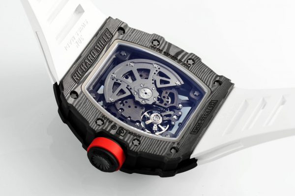 Richard Mille RM 035-02 Rafael Nadal NTPT Carbone Bracelet caoutchouc blanc – Image 8
