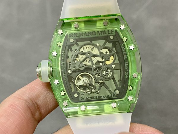 Richard Mille RM35-01 Tourbillon Transparent Réplique 1:1 – Image 8