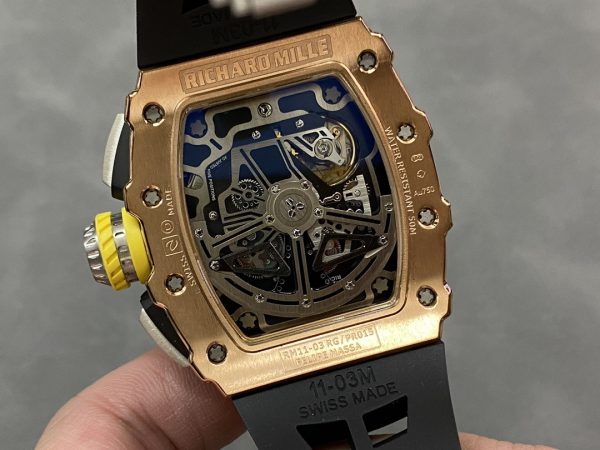 Richard Mille RM11-03 Carbone Chronographe Flyback Automatique Or rose – Image 6