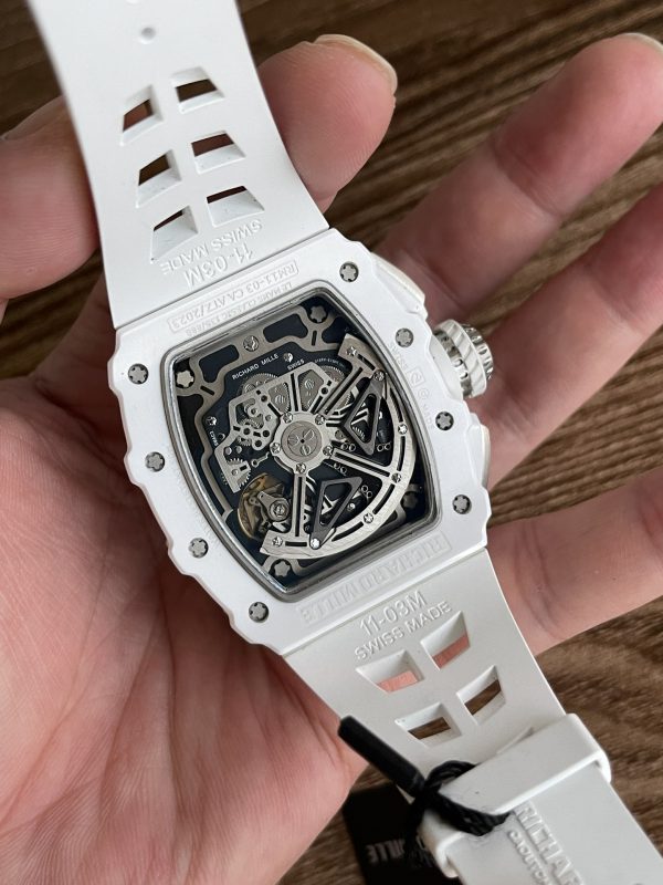 Richard Mille RM 11-03 Titane Chronographe Flyback Automatique Blanc – Image 7