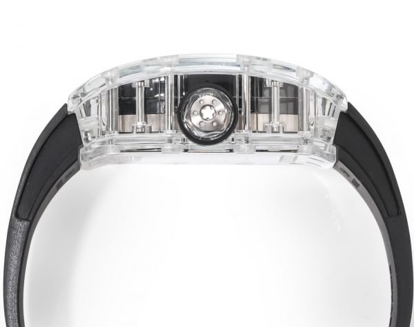 Richard Mille RM38-02 Tourbillon Mouvement Édition Cristal Bracelet Caoutchouc Noir – Image 8