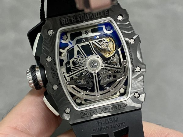 Richard Mille RM11-03 Carbone Chronographe Flyback Automatique Noir – Image 8