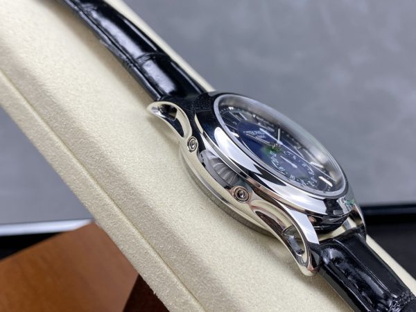 Réplique Patek Philippe Complications Calendrier Annuel Or Blanc 5205G 013 Montre Homme 40mm – Image 5