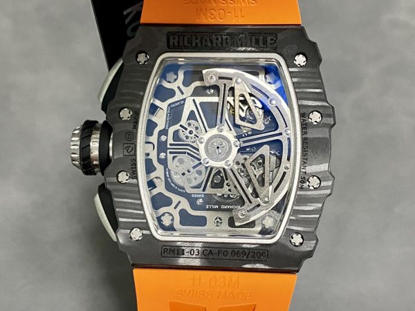 Richard Mille RM 11-03 Chronographe Flyback Automatique Montre Orange – Image 8