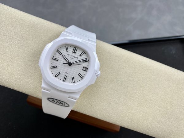 Patek Philippe Nautilus Cadran Blanc 5711 Montre 40MM Réplique – Image 5