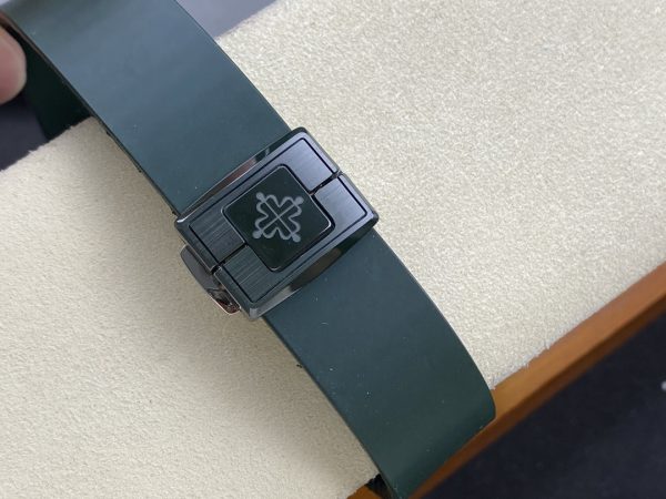 Patek Philippe Nautilus Bracelet Vert Cadran Bleu 5711 Montre 40MM – Image 3