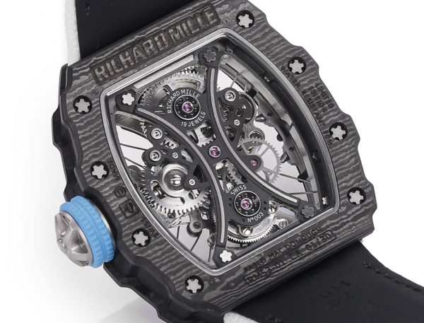 Richard Mille RM 53-01 Tourbillon Pablo Mac Donough Bracelet tissu blanc – Image 8