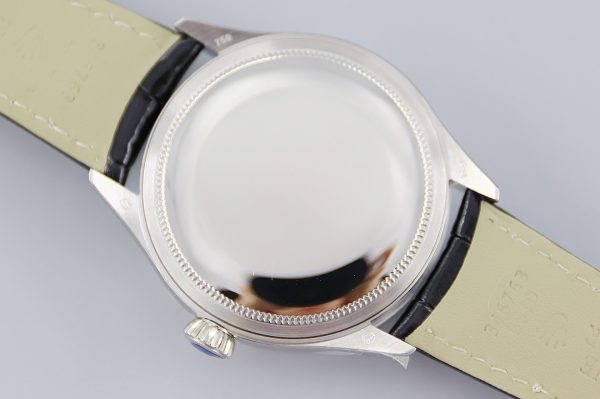 Rolex Cellini Date 50519 Bracelet Noir Cadran Argent 39mm Montre Réplique Homme – Image 2