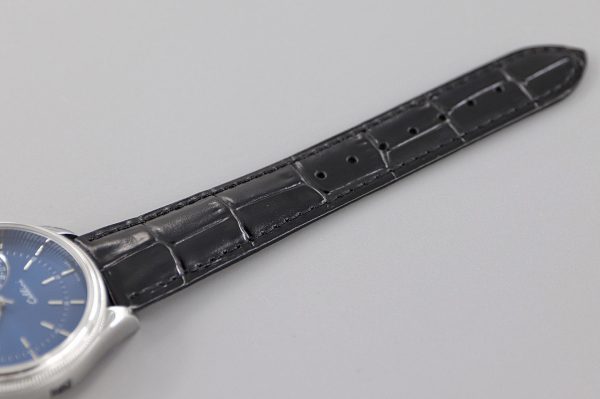 Rolex Cellini Date 50519 Cadran Bleu Bracelet Cuir Bleu 39MM Montre Réplique Homme – Image 9