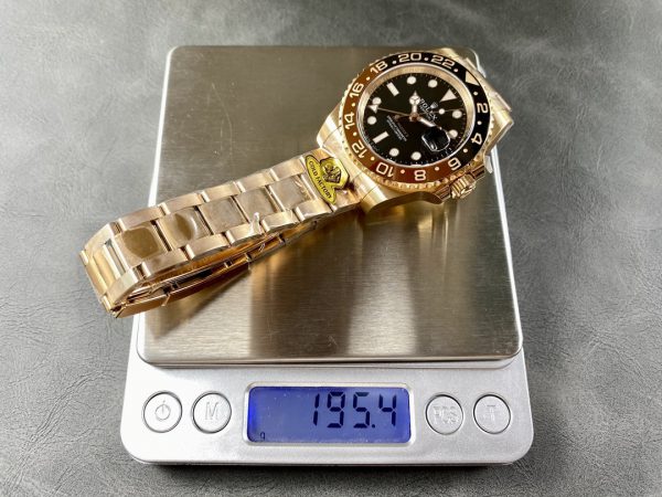Rolex GMT-Master II 126715CHNR Cadran Noir Boîtier Everose 40MM Montre Réplique Homme – Image 9