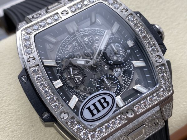 Hublot Spirit of Big Bang Titane Pavé 42 mm 642.NX.0170.RX.1704 – Image 4