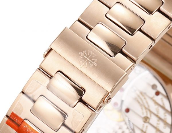 Patek Philippe Nautilus Phase de Lune Or Rose Cadran Brun Soleil 5712 1R 001 40MM – Image 9
