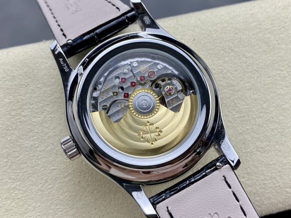 Réplique Patek Philippe Complications Calendrier Annuel Or Blanc 5205G 013 Montre Homme 40mm – Image 4