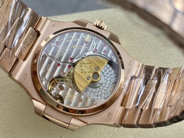 Patek Philippe Nautilus Phases de Lune Or Rose Cadran Noir 5712 1R 001 40MM – Image 3