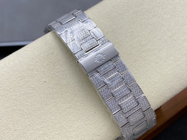 Patek Philippe Nautilus Diamant 5711 40mm & 35mm Réplique Montre – Image 9