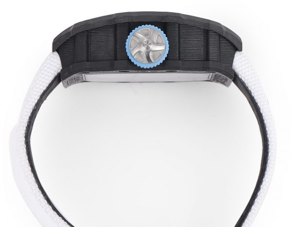 Richard Mille RM 53-01 Tourbillon Pablo Mac Donough Bracelet tissu blanc – Image 9