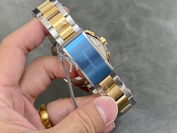 Tag Heuer Aquaracer Chronographe CAY2121.BB0923 43mm Or/Argent – Image 10