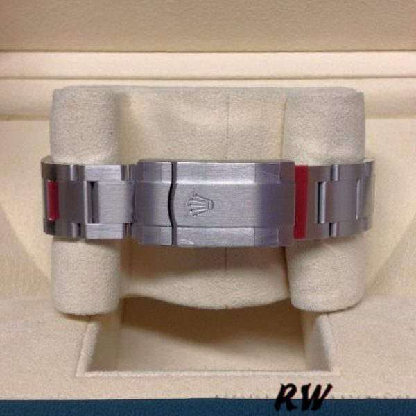 Rolex Oyster Perpetual Air-King 114200 Cadran Index Rouge Raisin 34mm Réplique Unisexe – Image 10