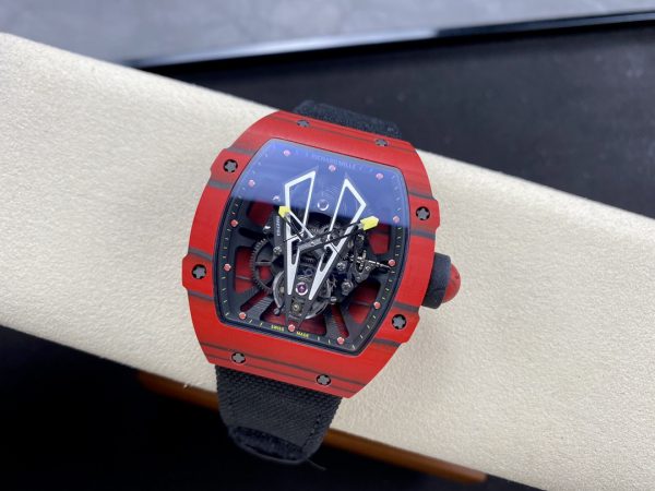 Richard Mille RM27-03 Tourbillon Rafael Nadal Rouge Quartz TPT Édition Rouge Carbone – Image 10