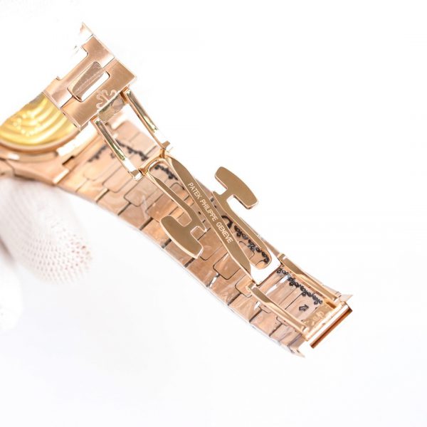 Patek Philippe Nautilus Femme Or Rose Cadran Bleu 7118 35.2mm – Image 10