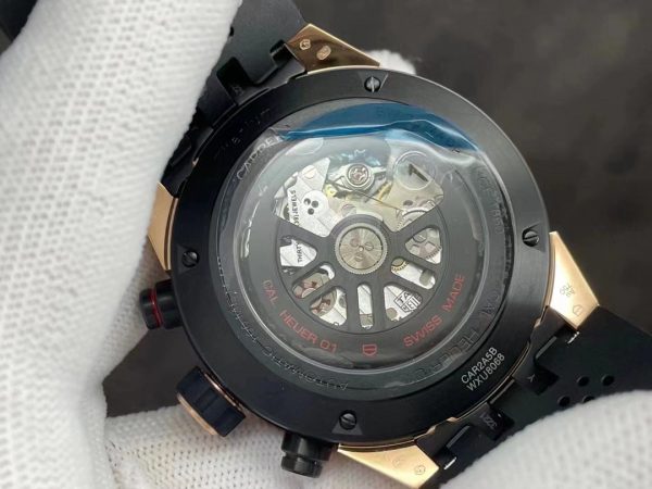 Tag Heuer Carrera Automatique Montre de Luxe CAR205B.FT6087 45mm – Image 10
