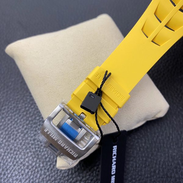 Richard Mille RM 11 03 Titane Cadran squelette Bracelet jaune – Image 10