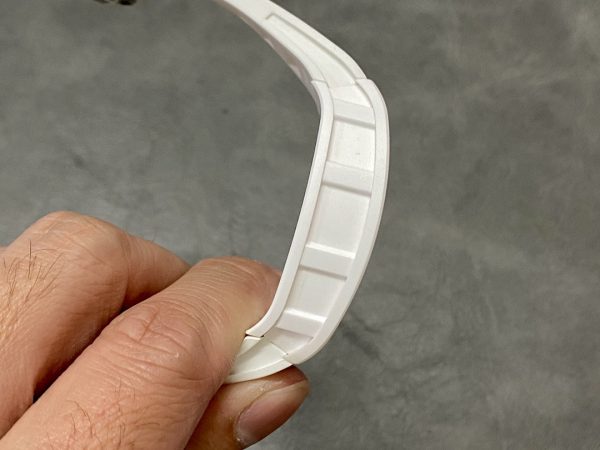 Richard Mille RM 055 RMUL2 NTPT Fibre de carbone Marque noire Bracelet caoutchouc blanc – Image 10