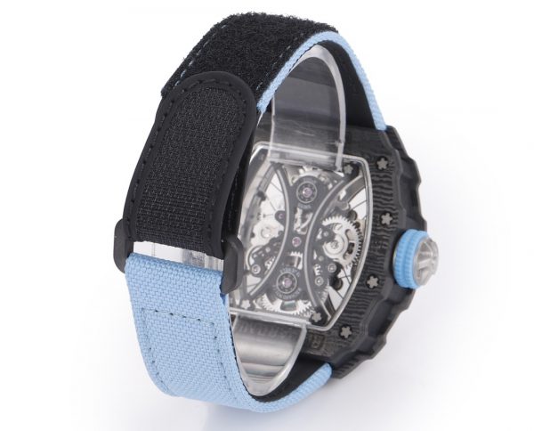 Richard Mille RM 53-01 Tourbillon Pablo Mac Donough Bracelet tissu bleu – Image 10