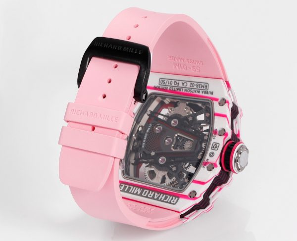 Richard Mille RM 38 02 Bubba Watson Tourbillon Bracelet caoutchouc rose – Image 10