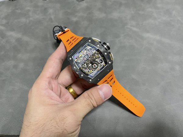 Richard Mille RM 11-03 Chronographe Flyback Automatique Montre Orange – Image 11
