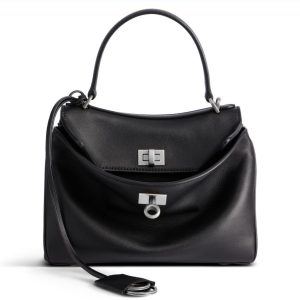 Sac Balenciaga Rodeo Mini en cuir de veau noir
