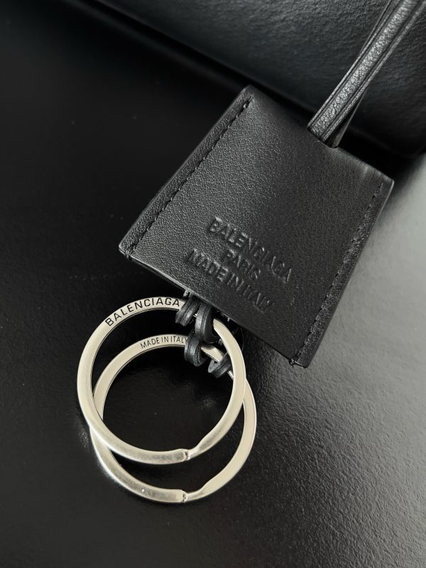 Sac Balenciaga Rodeo taille moyenne en cuir de veau noir – Image 3